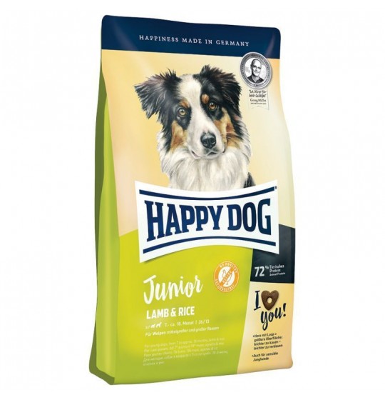 HAPPY DOG Junior Agneau & riz  10KG