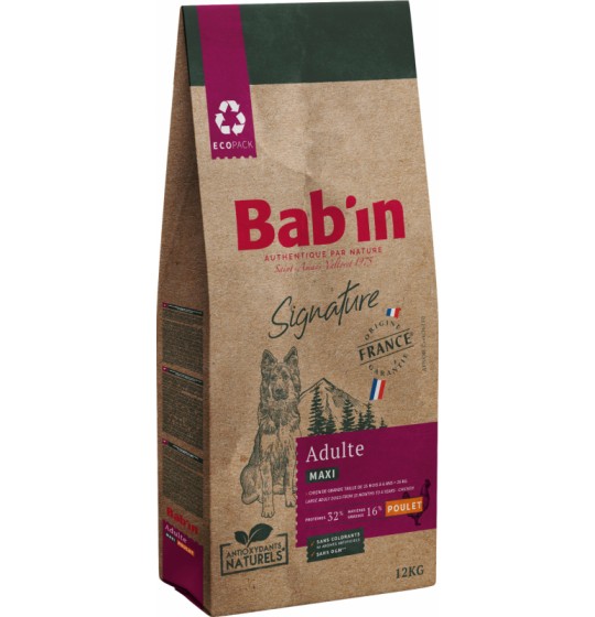 BAB'IN MAXI ADULTE Poulet 12KG