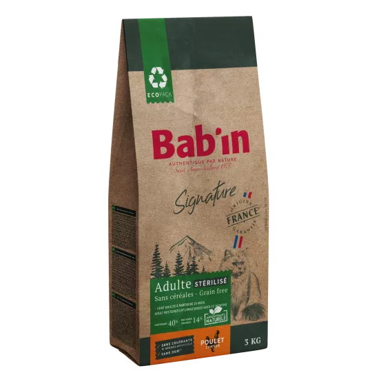 BABIN Chat Sans céréales -...